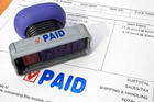 Paid stamp